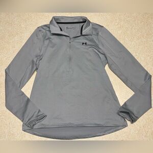 Under Armour Fitted Coldgear Quarter Zip Sz Med